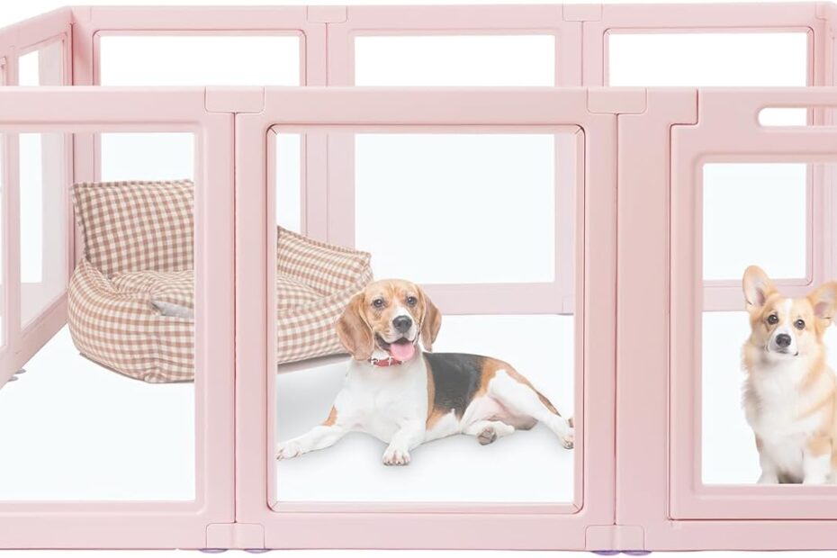 Transform Your Space: Review of the DIY Clear Acrylic Dog Playpen House