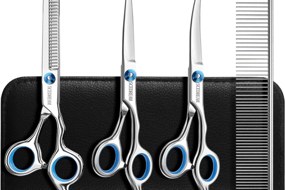 Trim with Confidence: The Ultimate 5-in-1 Dog Grooming Scissors Set