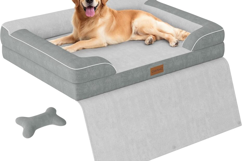 Ultimate Comfort: Extra Large Orthopedic Dog Bed with Cooling Gel & Washable Cover