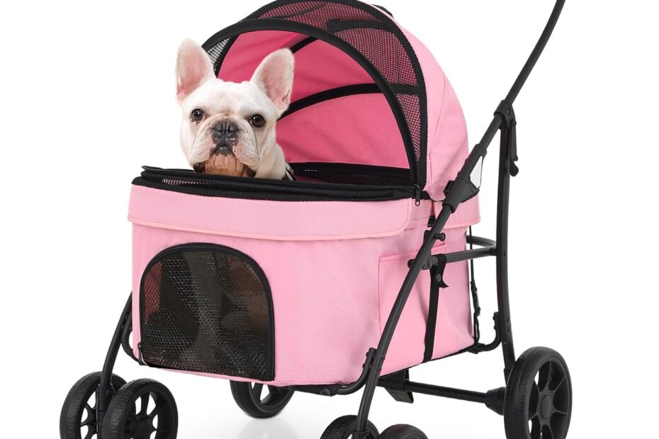 Ultimate Comfort on the Go: Review of the Foldable Dog Stroller for Small and Medium Pets