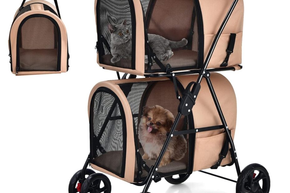 Ultimate Comfort on the Go: Review of the Giantex Double Pet Stroller