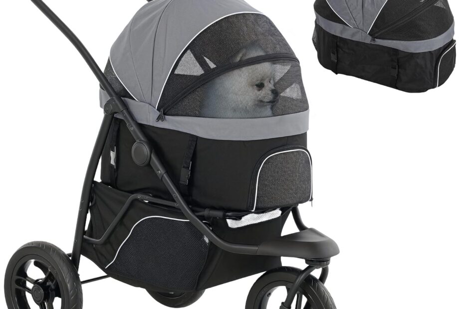 Ultimate Comfort: PawHut 3-in-1 Dog Stroller Review for Small Pets
