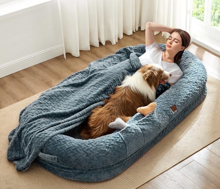 Ultimate Comfort: Review of the Luxury Faux Fur Human Dog Bed