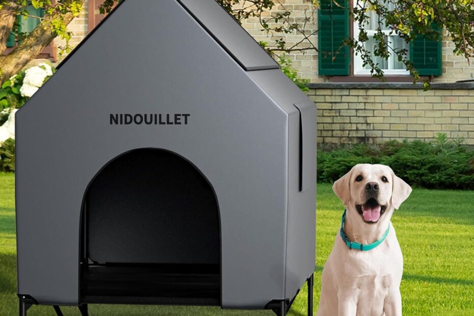 Ultimate Comfort: Review of the Nidouillet 48" Large Dog House for Indoor & Outdoor Use