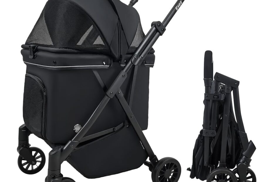 Ultimate Comfort: The No-Zip Pet Stroller for Small Dogs & Cats