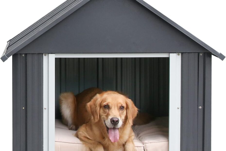 Ultimate Comfort: The Perfect Dog House for Your Medium to Large Dogs!