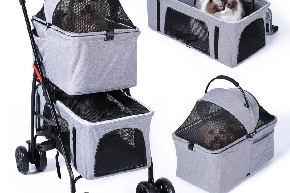 Ultimate Convenience: Review of the Double Pet Stroller for Dogs and Cats