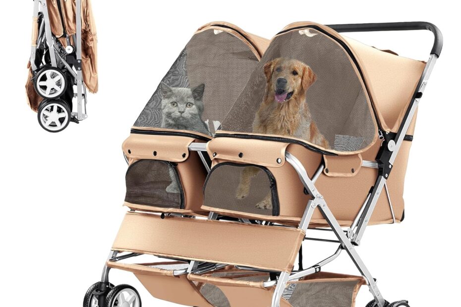 Ultimate Double Pet Stroller Review: Perfect for Adventures with Your Furry Friends!