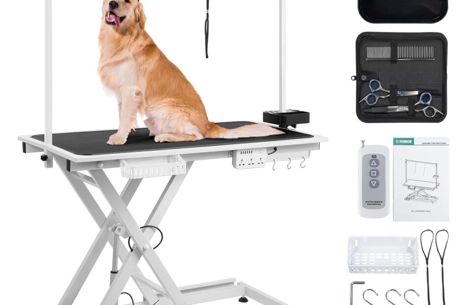 Ultimate Grooming Hub: The 50" Electric Dog Grooming Table Review