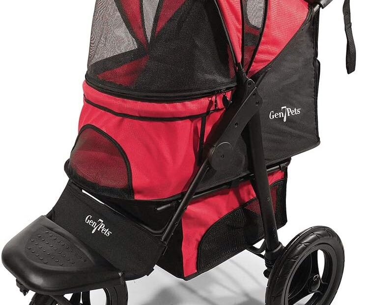 Unleash Adventure: A Review of the Gen7Pets Jogger Pet Stroller in Red