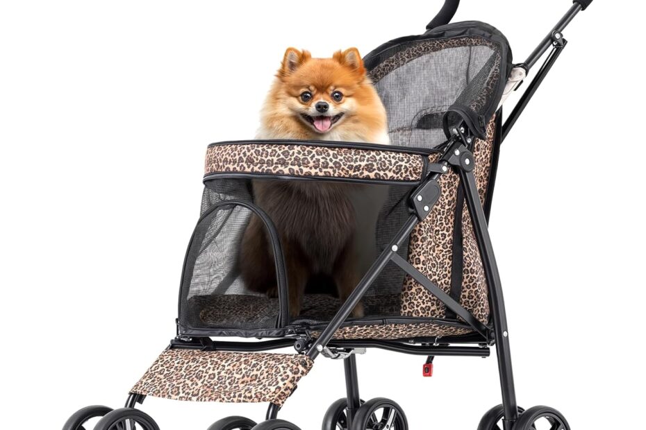 Unleash Adventure: MoNiBloom 4-Wheel Pet Stroller Review for Stylish Pet Travel!