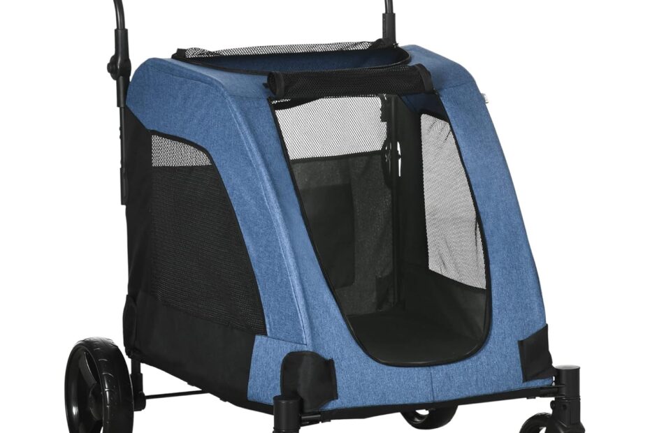 Unleash Adventure: The PawHut Dog Stroller Review for Medium & Large Pups