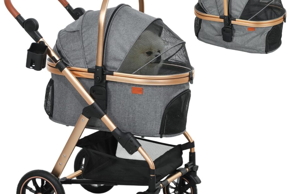 Unleash Adventure: The Ultimate PawHut 3-in-1 Dog Stroller Review!