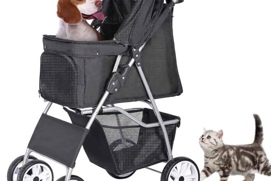 Unleash Adventure: The ZENY Foldable Pet Stroller Review!