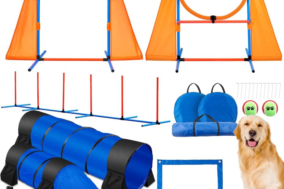 Unleash Fun: Review of the Ultimate Dog Agility Course Backyard Set