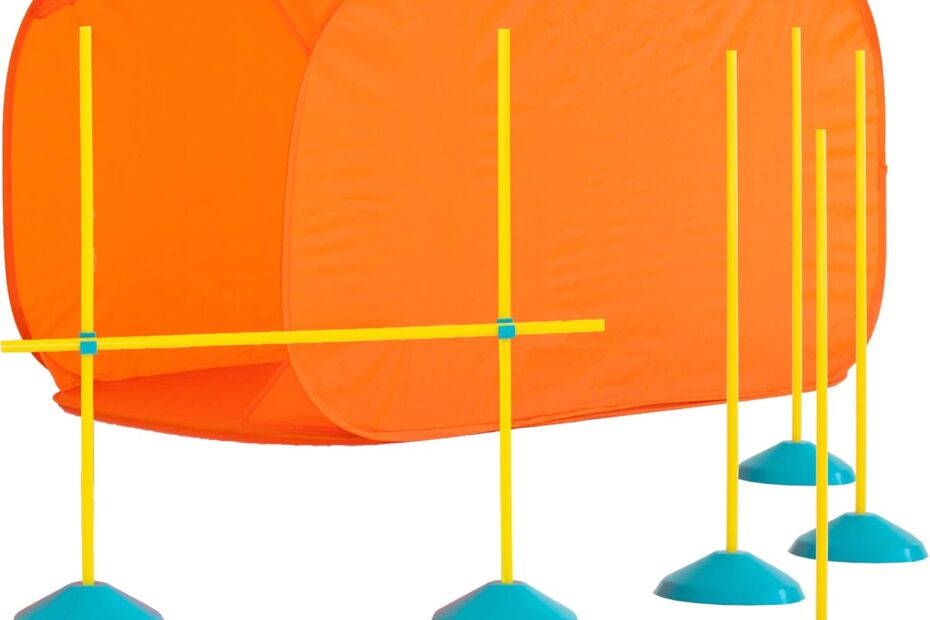 Unleash Fun with the Outward Hound Zip & Zoom Indoor Dog Agility Training Kit!