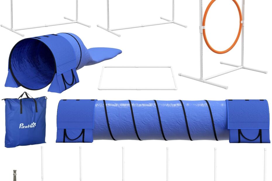 Unleash Potential: A Review of the PawHut 7 Piece Dog Agility Training Set