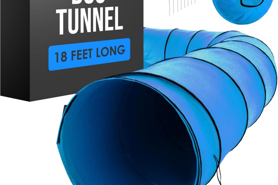 Unleash the Fun: Review of the 18ft Dog Agility Tunnel for Endless Play!