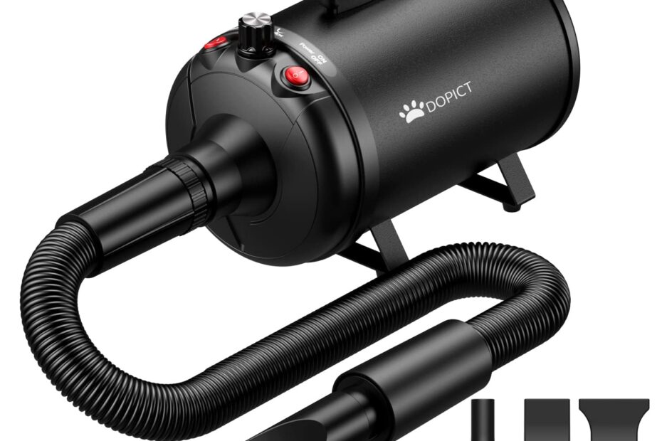 Unleash the Power: Review of the 5.2HP Pet Dryer for Perfect Grooming!