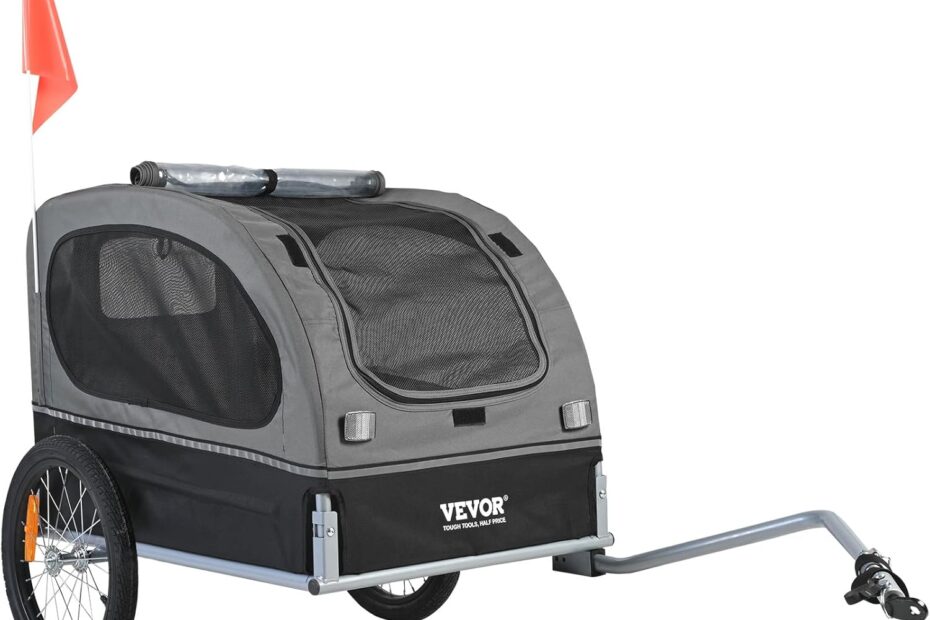 Adventure Awaits: The VEVOR Dog Bike Trailer for Active Pet Owners
