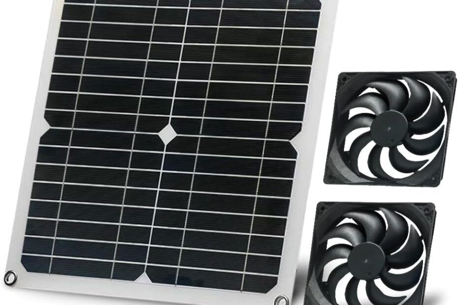 Breathe Easy: The 12W Solar Powered Fan Review for Your Coop and Shed!