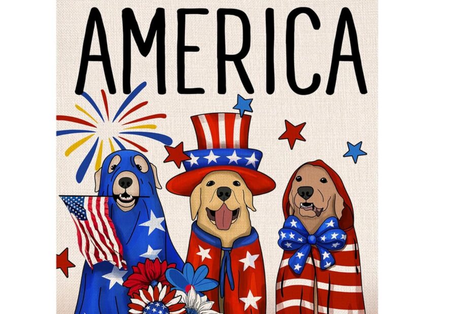 Celebrate in Style: BLKWHT 4th of July Dogs House Flag Review