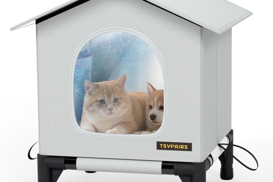Cool Comfort: The Ultimate Waterproof Cat House with Insulation and Ice Packs!