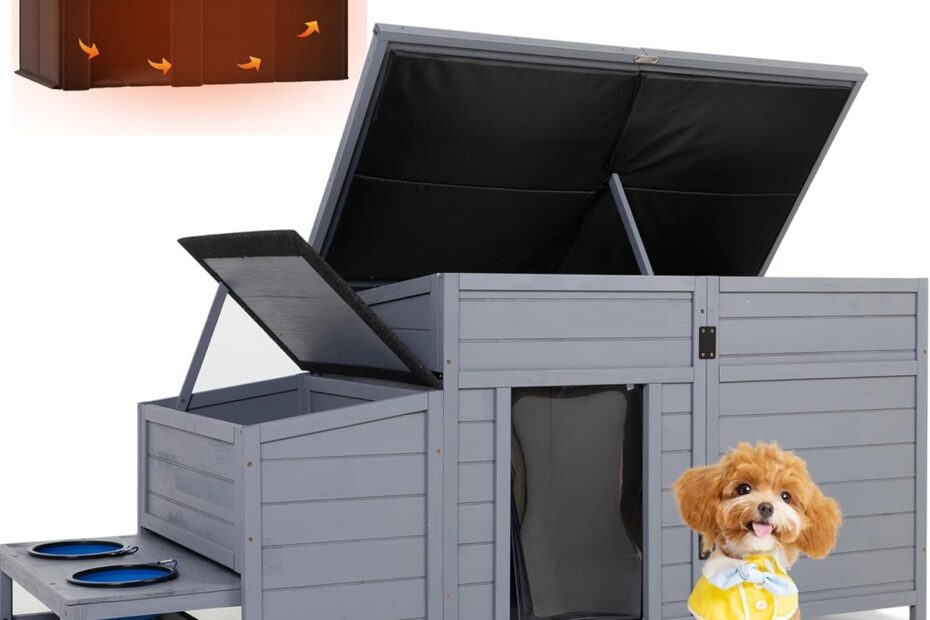 COZIWOW Extra Large Insulated Dog House: The Ultimate Shelter for Your Pets!