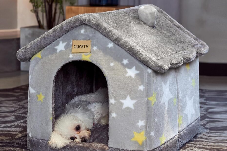 Cozy and Cute: JIUPETY Indoor Dog House Review for Your Furry Friend