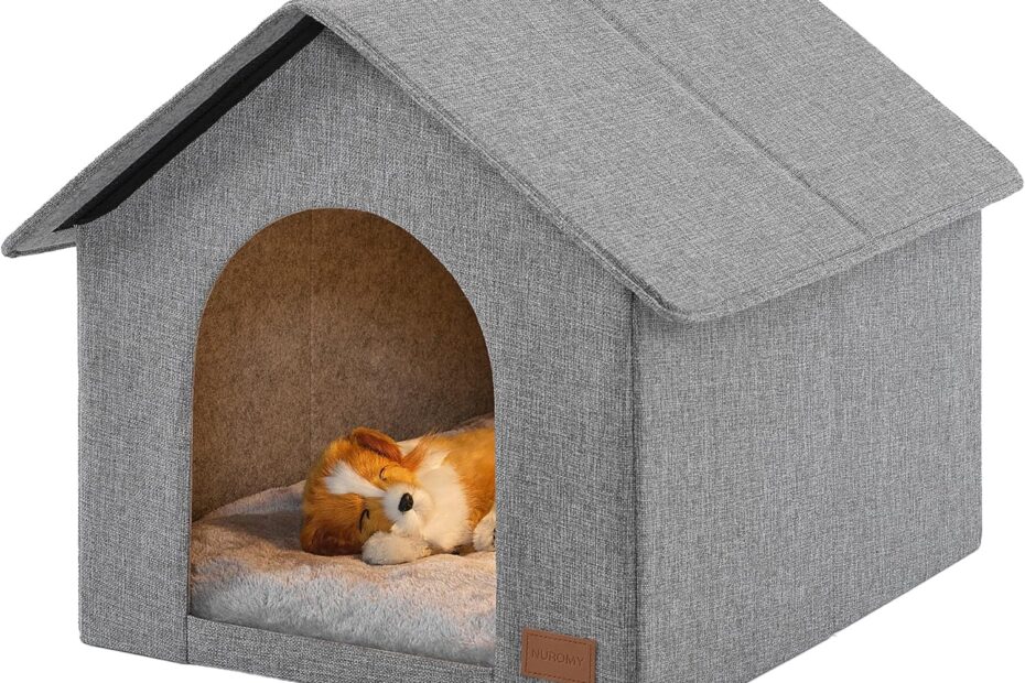 Cozy Comfort: Review of the Indoor Dog House with Washable Plush Cushion for Small Pets