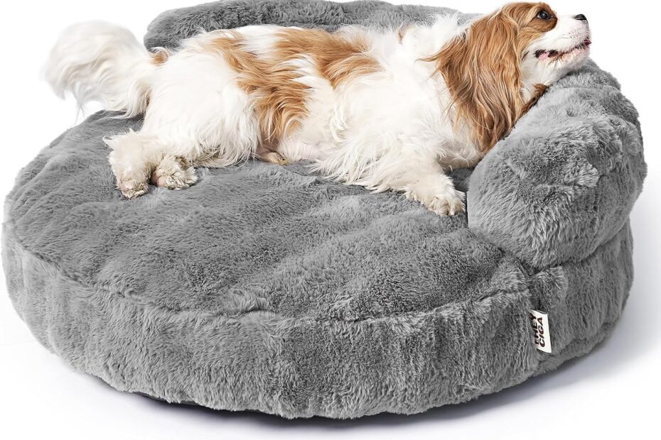 Cozy Comfort: Reviews of the EHEYCIGA Fluffy Faux Fur Pet Sofa for Dogs and Cats