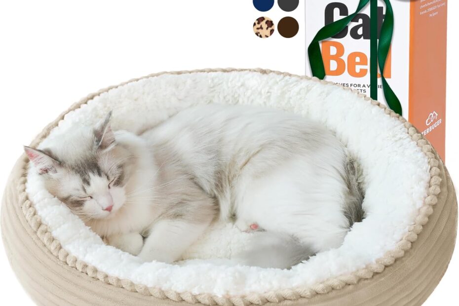Cozy Comfort: The Ultimate Camel Round Bed for Your Furry Friends