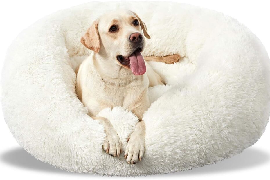 Cozy Comfort: The Ultimate Review of the Washable Round Dog Bed - Medium Donut Cuddler