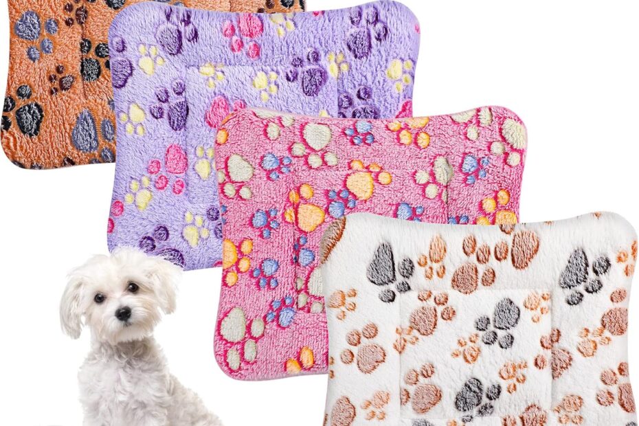 Cozy & Cute: Review of the 4 Pack Ultra Soft Pet Bed Mats