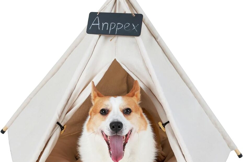 Cozy Retreat: ANPPEX 28-Inch Dog Teepee Tent Review for Your Furry Friends
