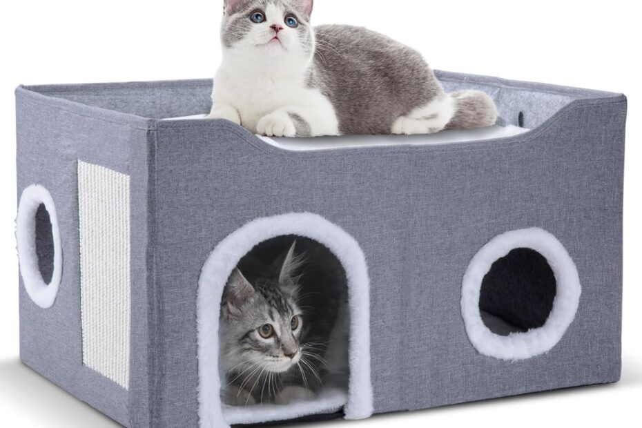 Cozy Retreat: Review of the Ultimate Foldable Cat House for Indoor Cats