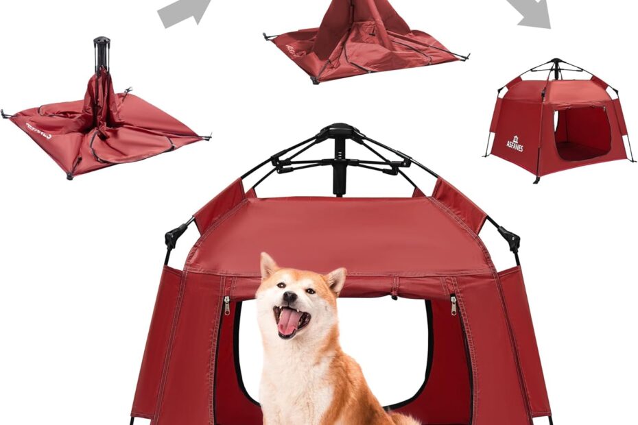 Cozy Up Anywhere: The Ultimate Waterproof Pet Camping Tent Review