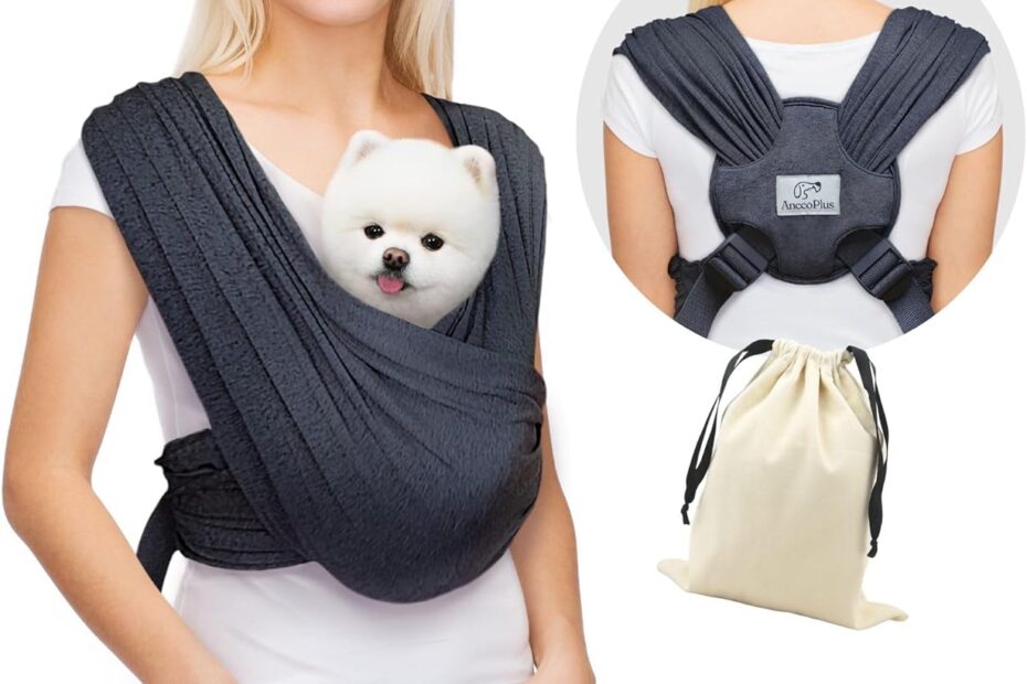 Discover Comfort: The Ultimate Hands-Free Dog Carrier Sling for Small Pets