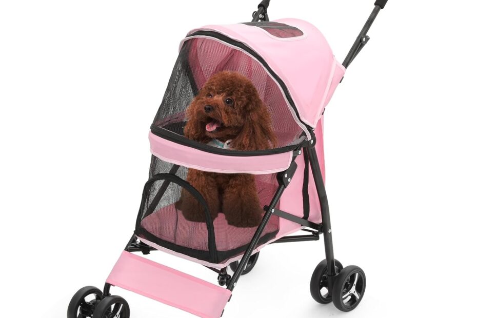 Discover the Best: 4 Wheels Pet Stroller for Happy, Stylish Walks!