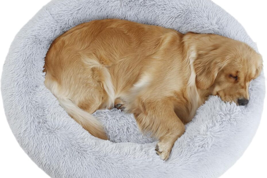 Discover the Comfort: 39'' Calming Dog Bed for Happy, Relaxed Pups!