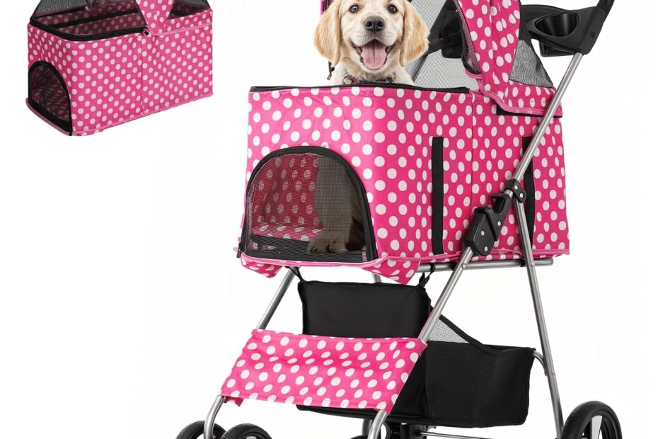 Discover the MoNiBloom 3-in-1 Pet Stroller: The Ultimate Ride for Your Furry Friend!