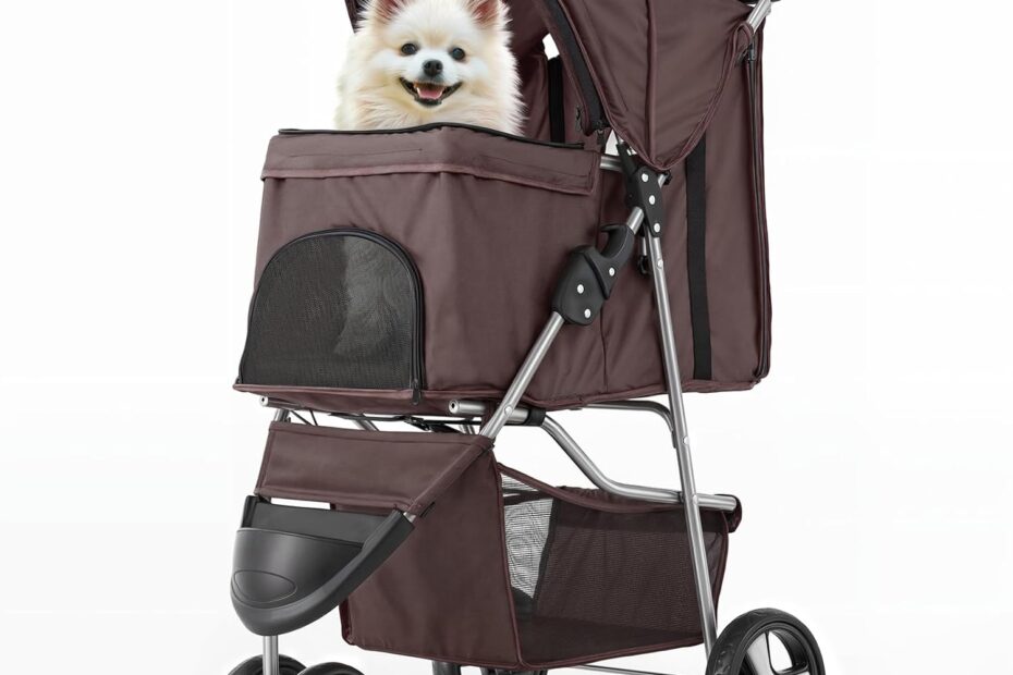 Discover the MoNiBloom Foldable Dog Stroller: Comfort and Convenience for Your Beloved Pets!