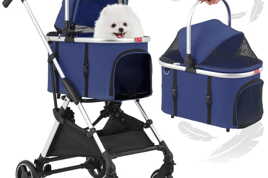 Discover the MoNiBloom Pet Stroller: The Ultimate Travel Companion for Your Furry Friend!