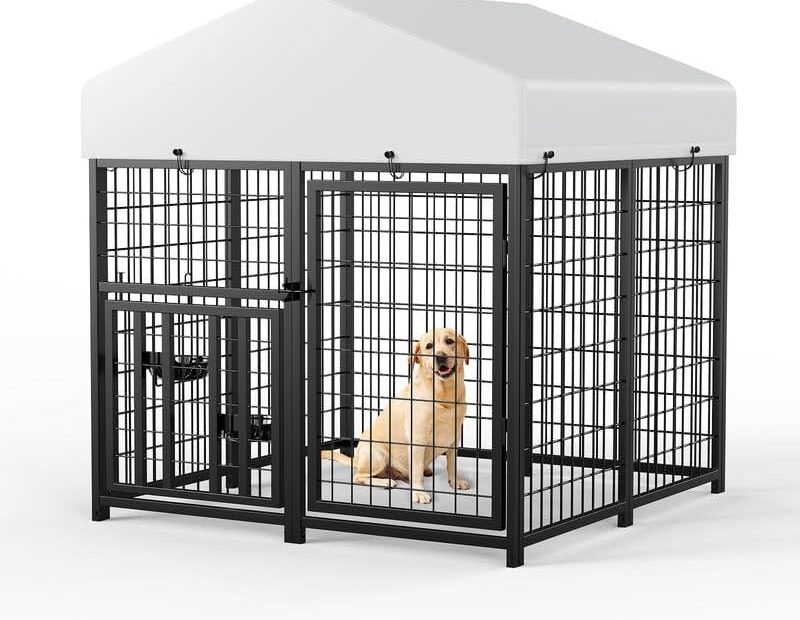 Discover the ROOMTEC Large Dog Kennel: The Ultimate Outdoor Haven for Your Pet!