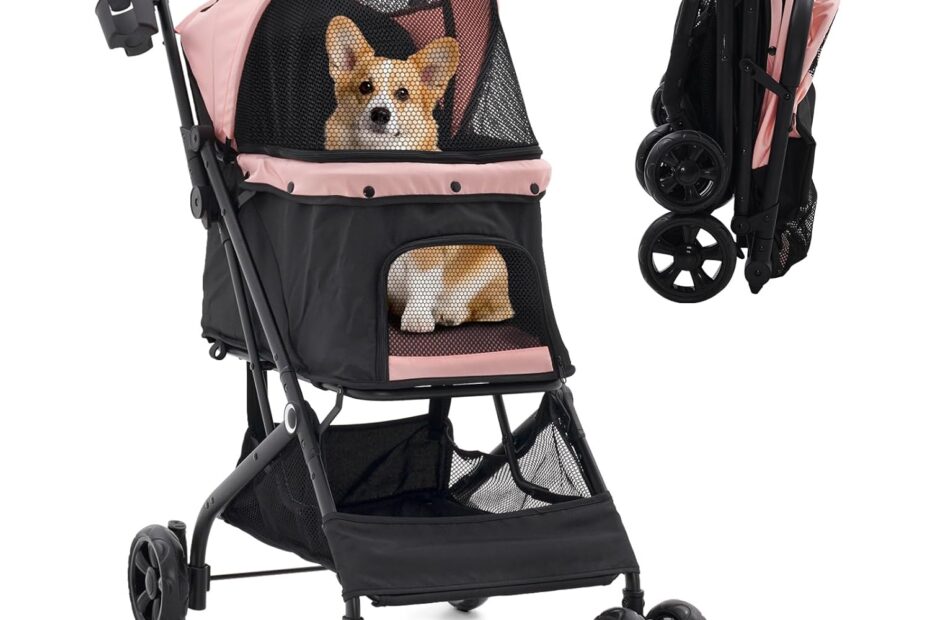 Discover the Ultimate Comfort: Review of the Easy-Fold Dog Stroller for Your Pet's Adventures