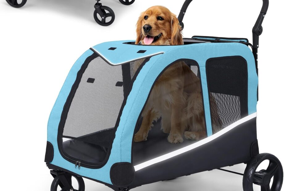Discover the Ultimate Dog Stroller: Perfect for Large and Medium Dogs!