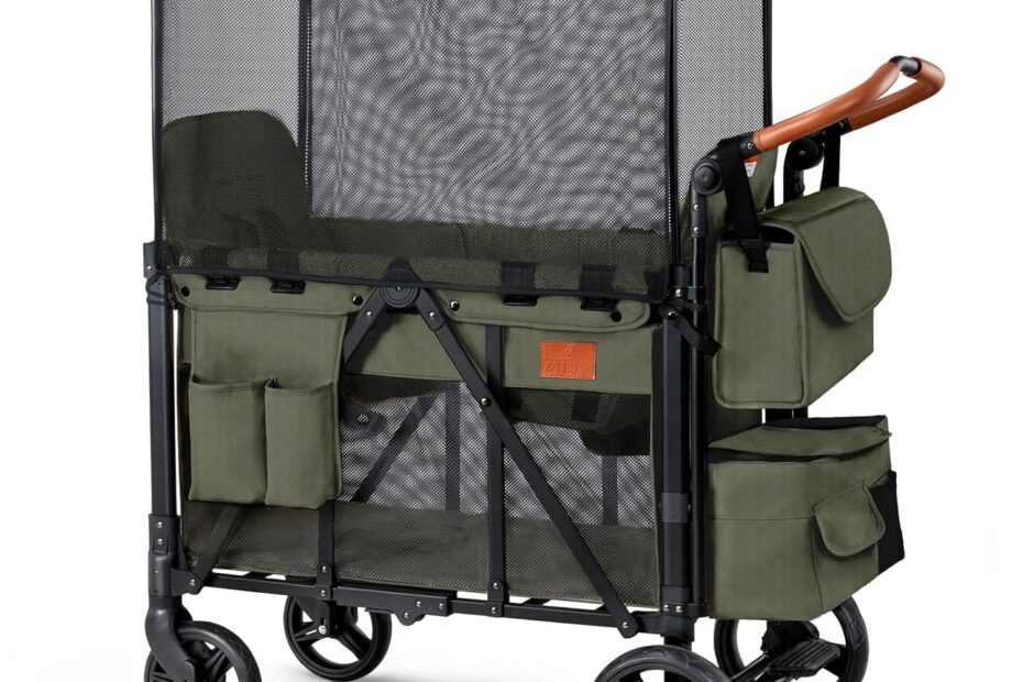 Discover the Ultimate Double Wagon Stroller: Safe, Stylish & Versatile for Your Little Adventurers!