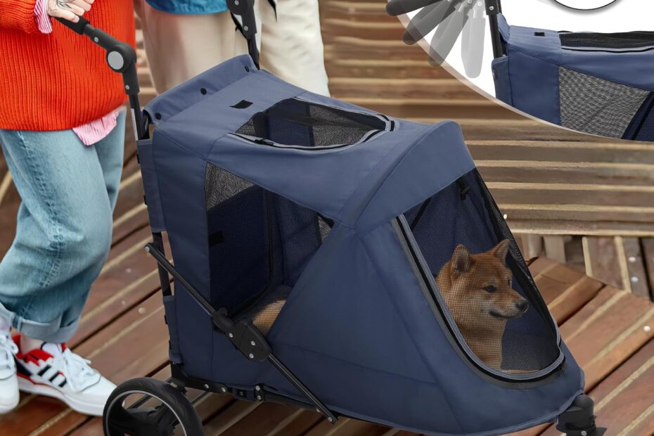 Discover the Ultimate Pet Stroller: Perfect for Large Dogs and Multiple Pets!