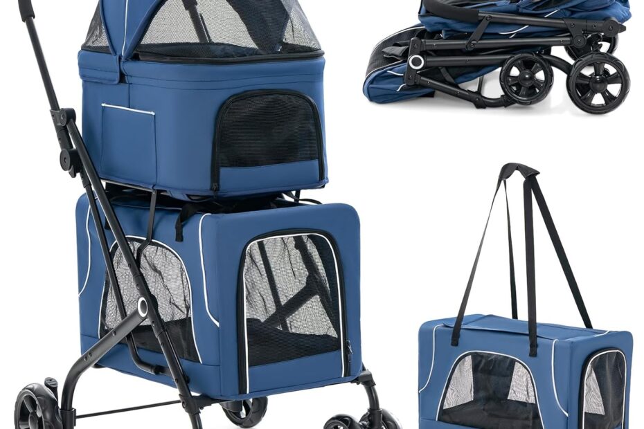 Double the Fun: PETSITE 3-in-1 Dog Stroller Review