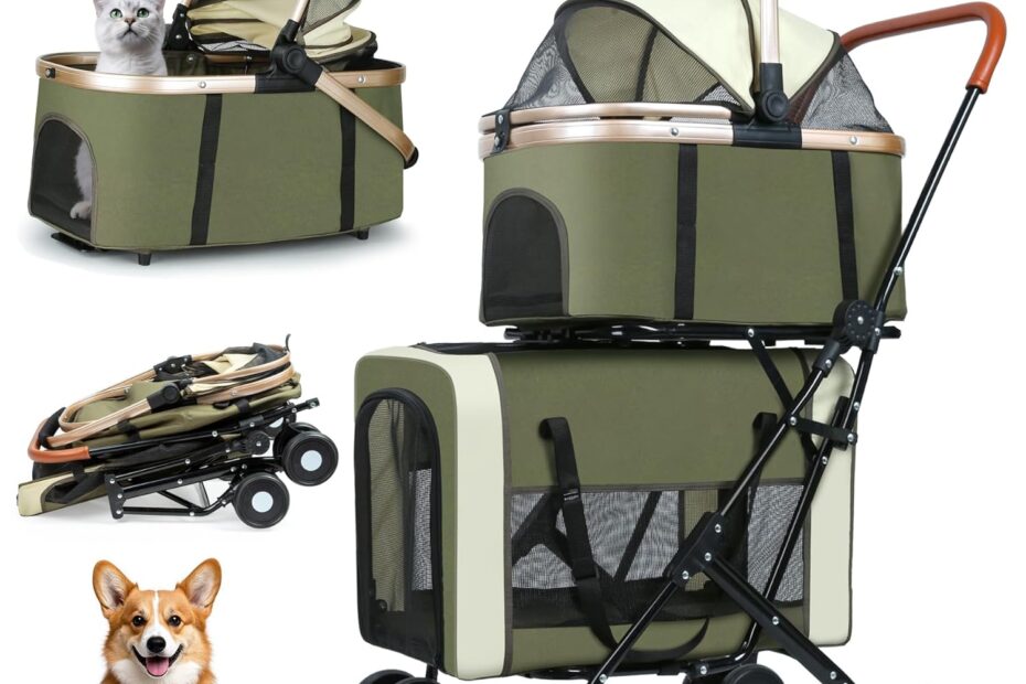 Effortless Outings: The Ultimate Double Pet Stroller for Your Furry Friends!